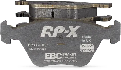 EBC Racing 2018+ Jeep Grand Cherokee Trackhawk & Durango Hellcat 6.2L S/C RP-X Race Front Brake Pads