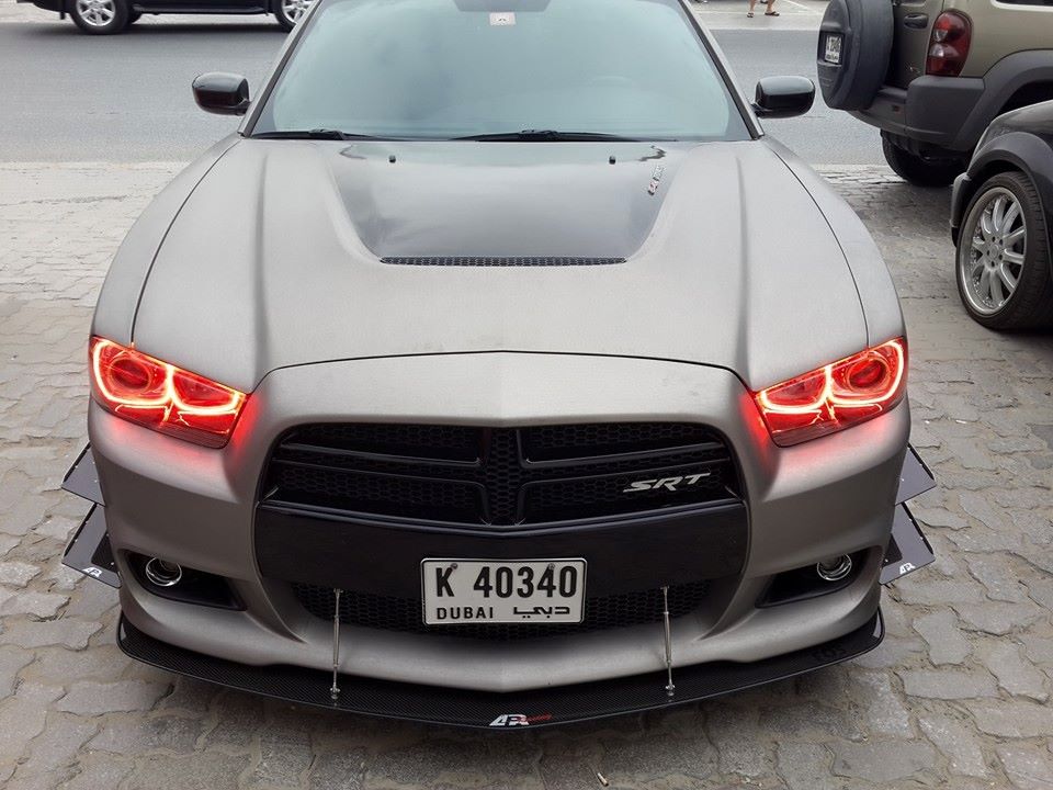 Dodge Charger SRT-8 Carbon Fiber Front Wind Splitter 2011 - 2014