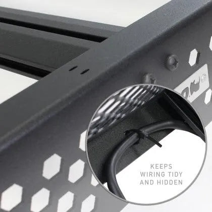 Go Rhino 19-24 Ram 1500 & TRX CC Ceros Low Profile Roof Rack - Tex. Blk