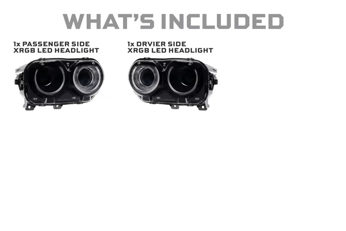 Morimoto Dodge Challenger (15-23) XRGB LED Headlights