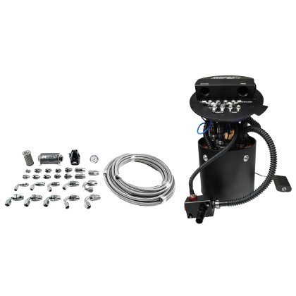 Deatschwerks X3 Series Fuel Pump Module w/ Triple DW400 Pumps/PTFE Plumbing Kit 11-24 Ford Mustang