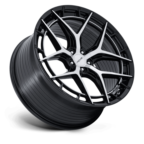 Niche Riviera Gloss Black Machined Wheel