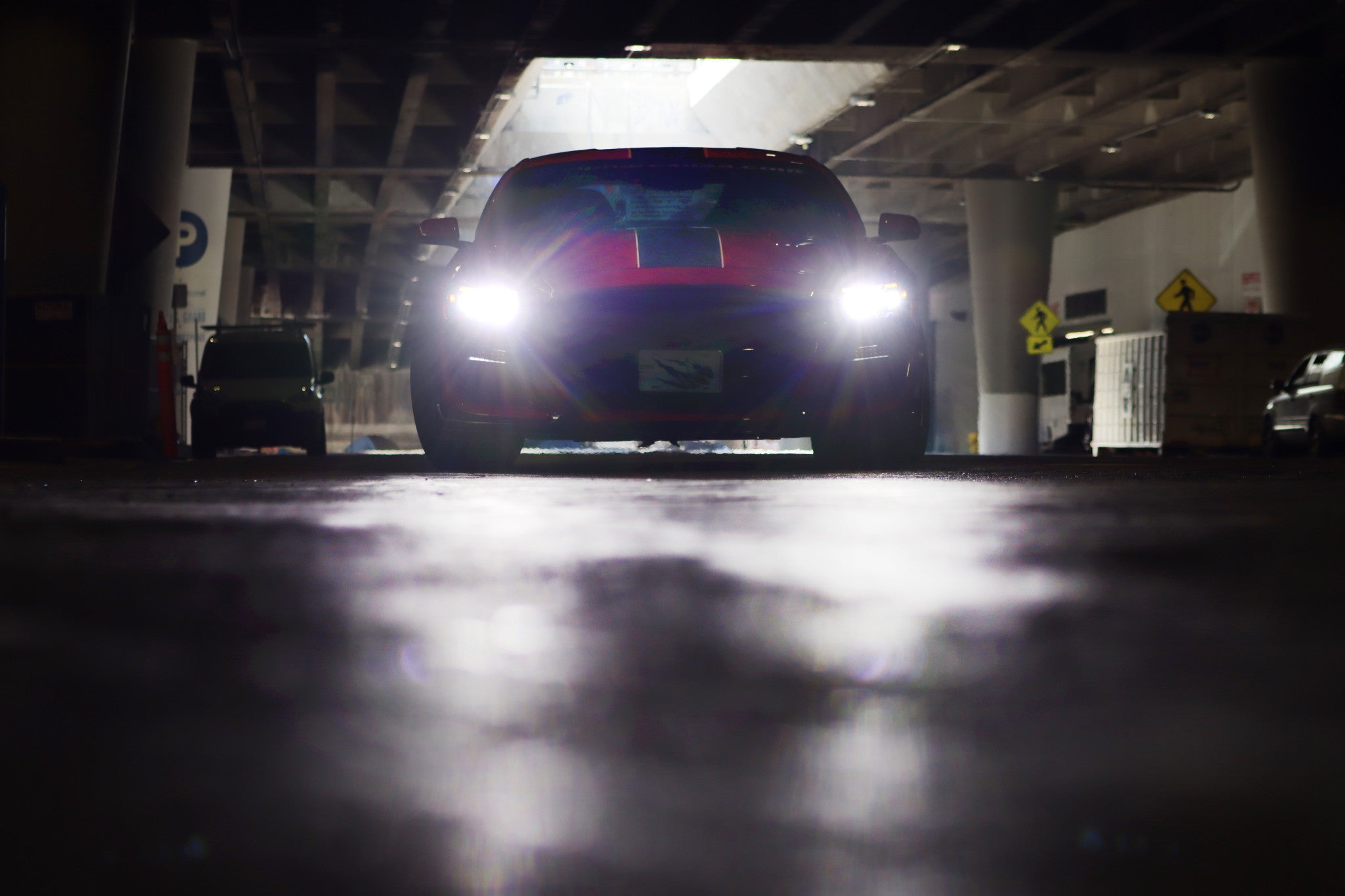 AlphaRex 15-17 Ford Mustang/18-20 Mustang Shelby GT350/GT500 MK II NOVA-Series LED Projector Headlights Alpha-Black