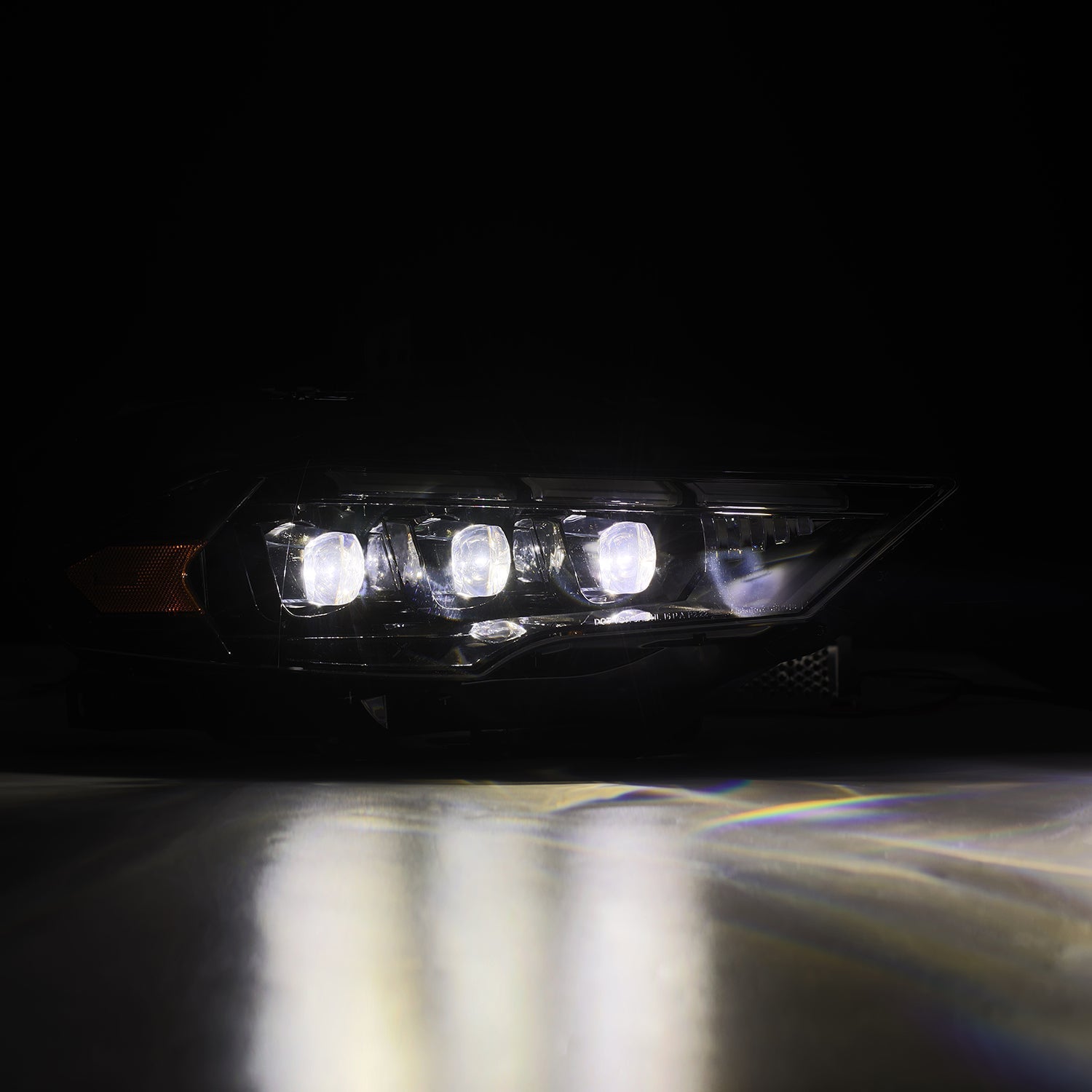AlphaRex 18-23 Ford Mustang MK II NOVA-Series LED Projector Headlights Alpha-Black