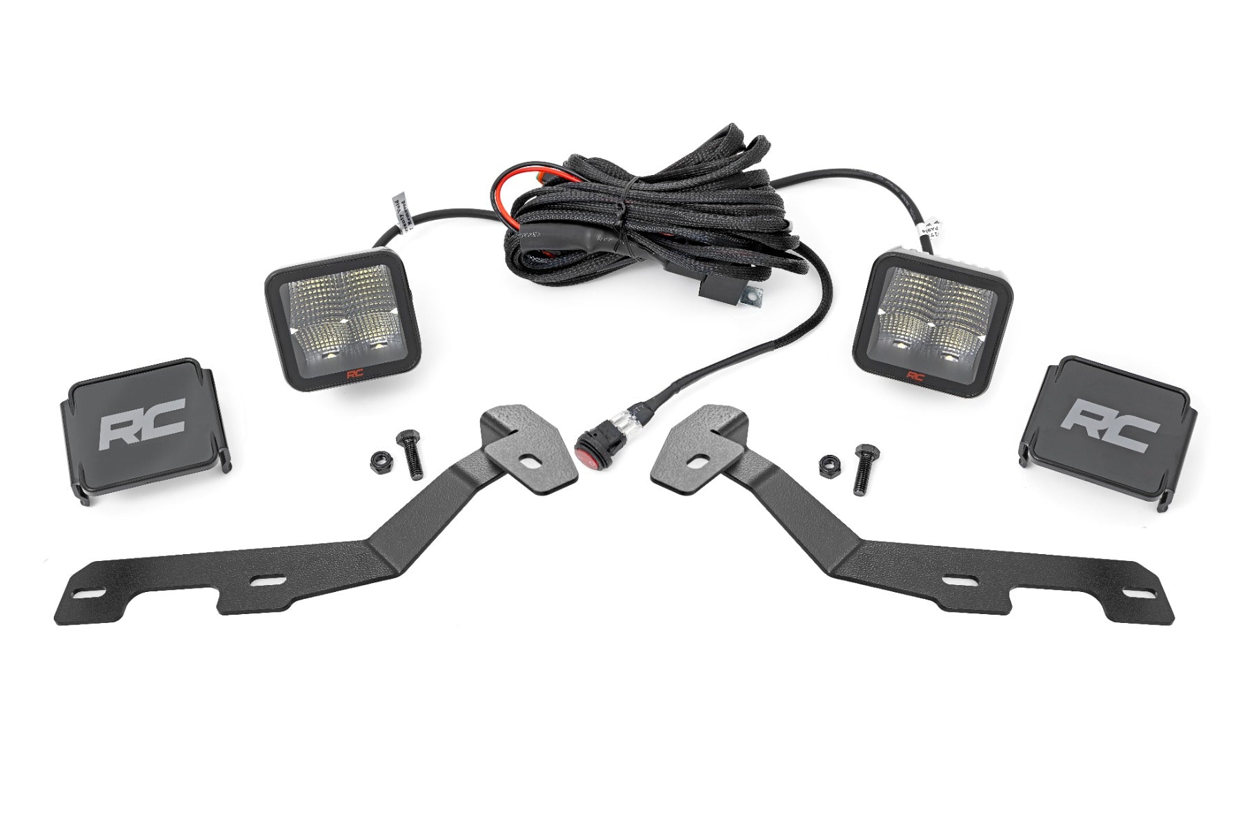 Rough Country LED Ditch Light Kit Ram 1500 2WD/4WD (2019-2026)