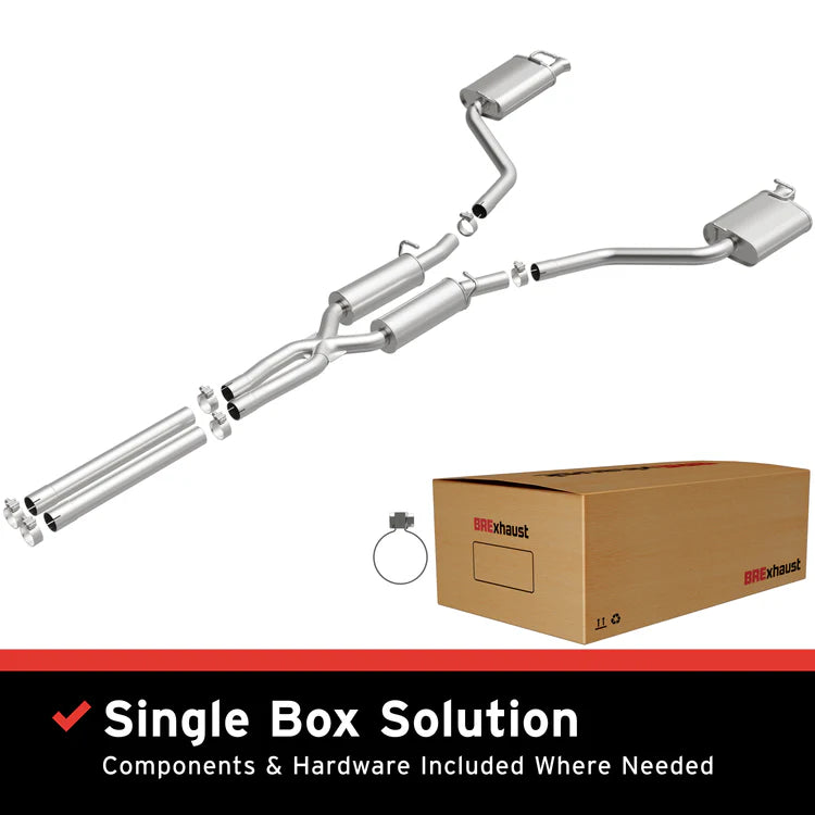BRExhaust 2011-2014 Dodge Charger 5.7L Direct-Fit Replacement Exhaust System