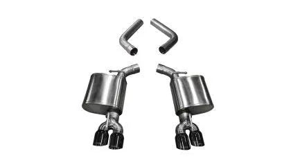 Corsa 15-23 Dodge Challenger 6.4L/6.2L/5.7L  Axle-Back Exhaust w/3.5in Black Tips