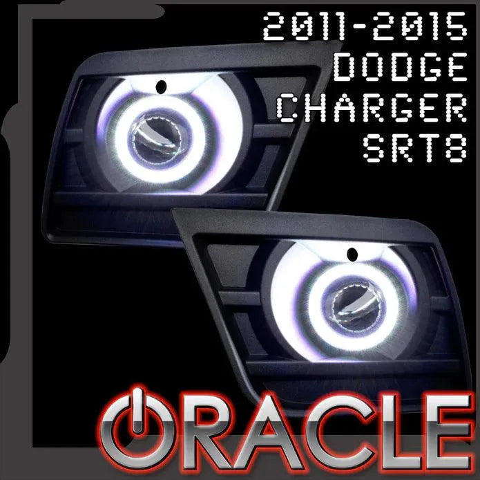ORACLE LIGHTING 2011-2014 DODGE CHARGER SRT8 LED SURFACE MOUNT PROJECTOR FOG LIGHT HALO KIT