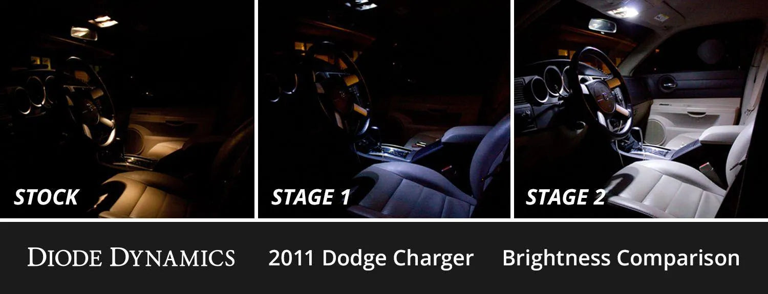Diode Dynamics Interior LED Conversion Kit for 2006-2010 Dodge Charger