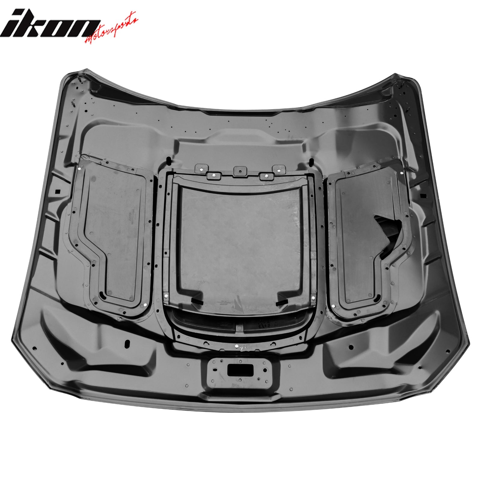 Ikon Motorsports 2015-2017 Ford Mustang V6/GT GT350 GT500KR Style Front Hood Aluminum