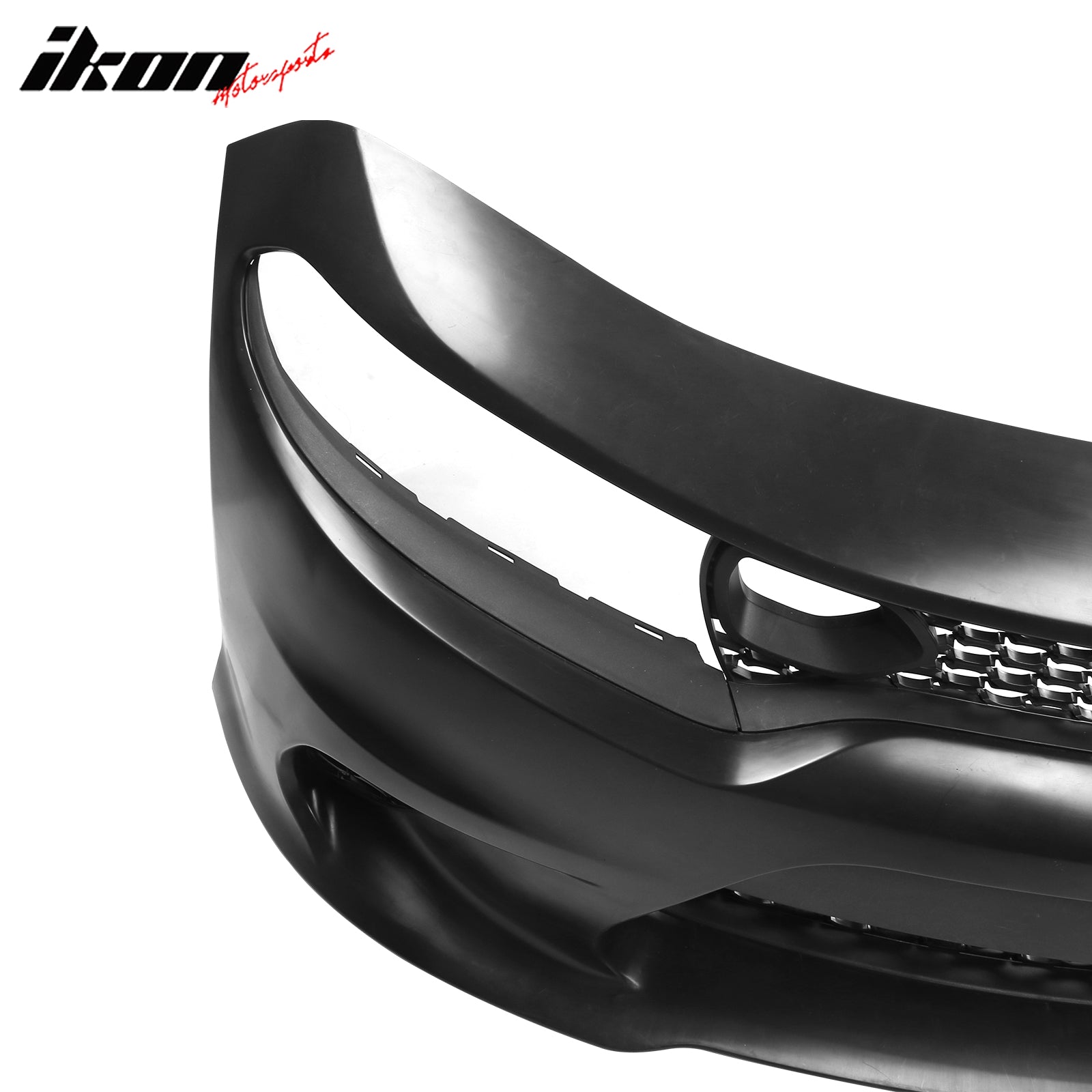 Ikon Motorsports 2015-2023 Dodge Charger SRT Front Bumper W/Foglight Grille & Insert PP