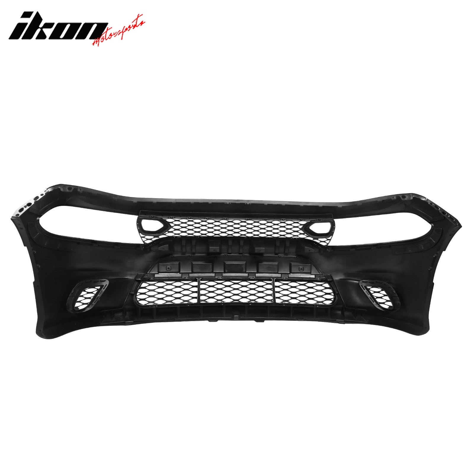 Ikon Motorsports 2015-2023 Dodge Charger SRT Front Bumper W/Foglight Grille & Insert PP