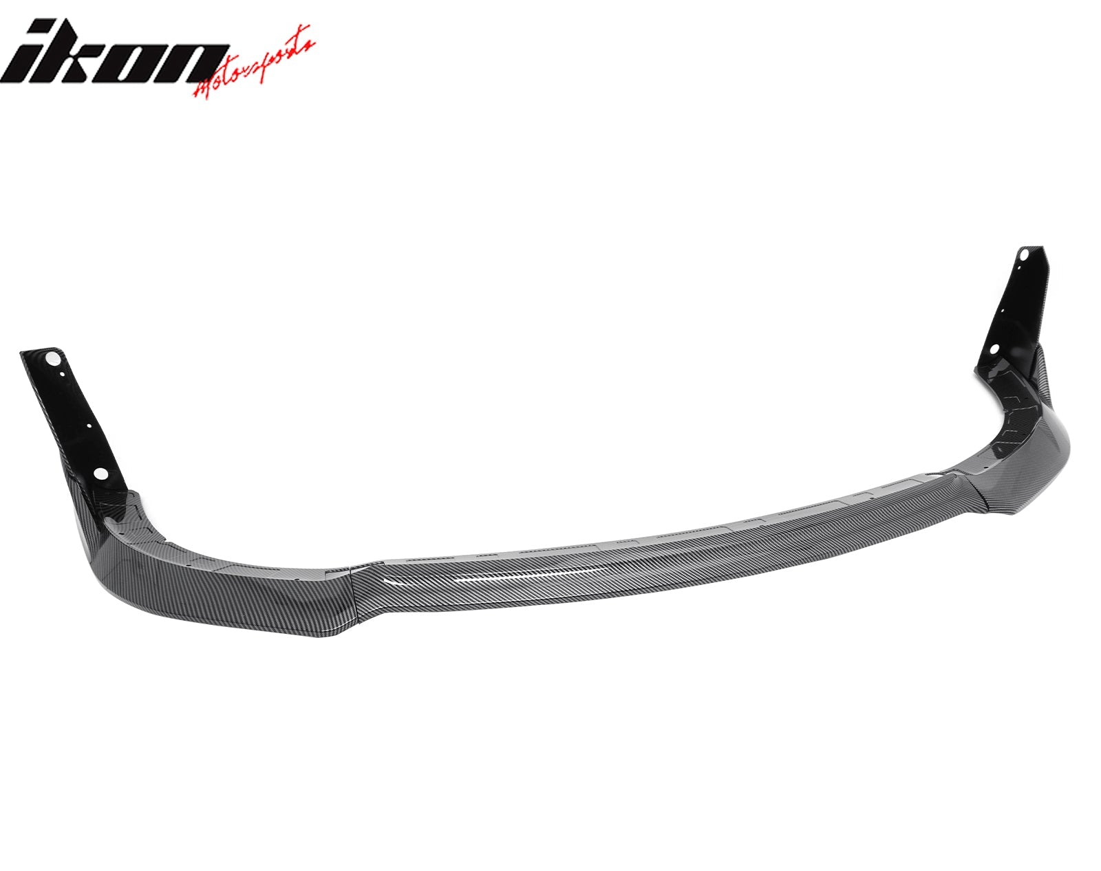 Ikon Motorsports 2015-2023 Dodge Charger V4 B Style Carbon Fiber Print Front Bumper Lip