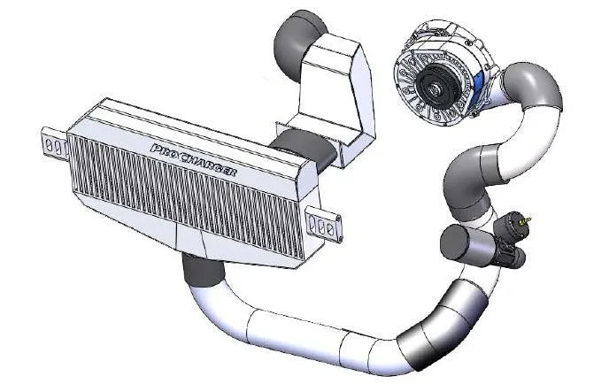 ProCharger HO Intercooled Supercharger Tuner Kit for 15-23 Charger 5.7L