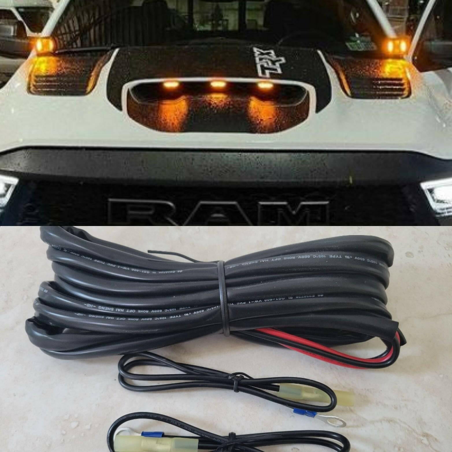 M&R Automotive 2019+ RAM 1500 TRX Hood Mount/Ditch Lights/Pillars