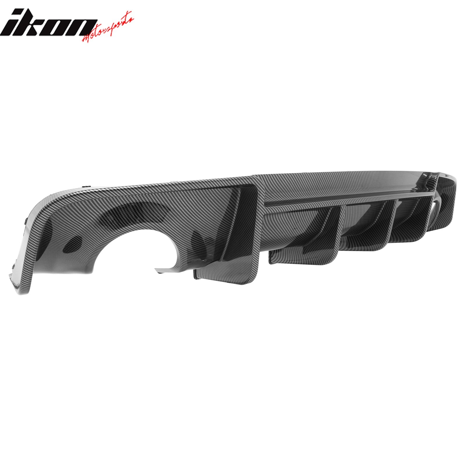 Ikon Motorsports 2020-2023 Dodge Charger Widebody Rear Diffuser Carbon Fiber Print