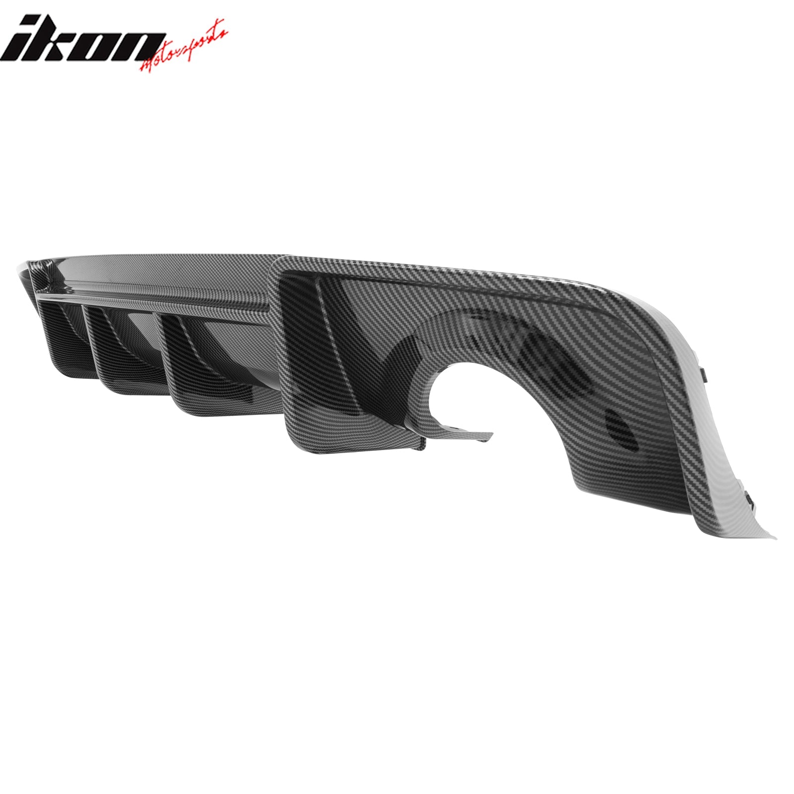 Ikon Motorsports 2020-2023 Dodge Charger Widebody Rear Diffuser Carbon Fiber Print