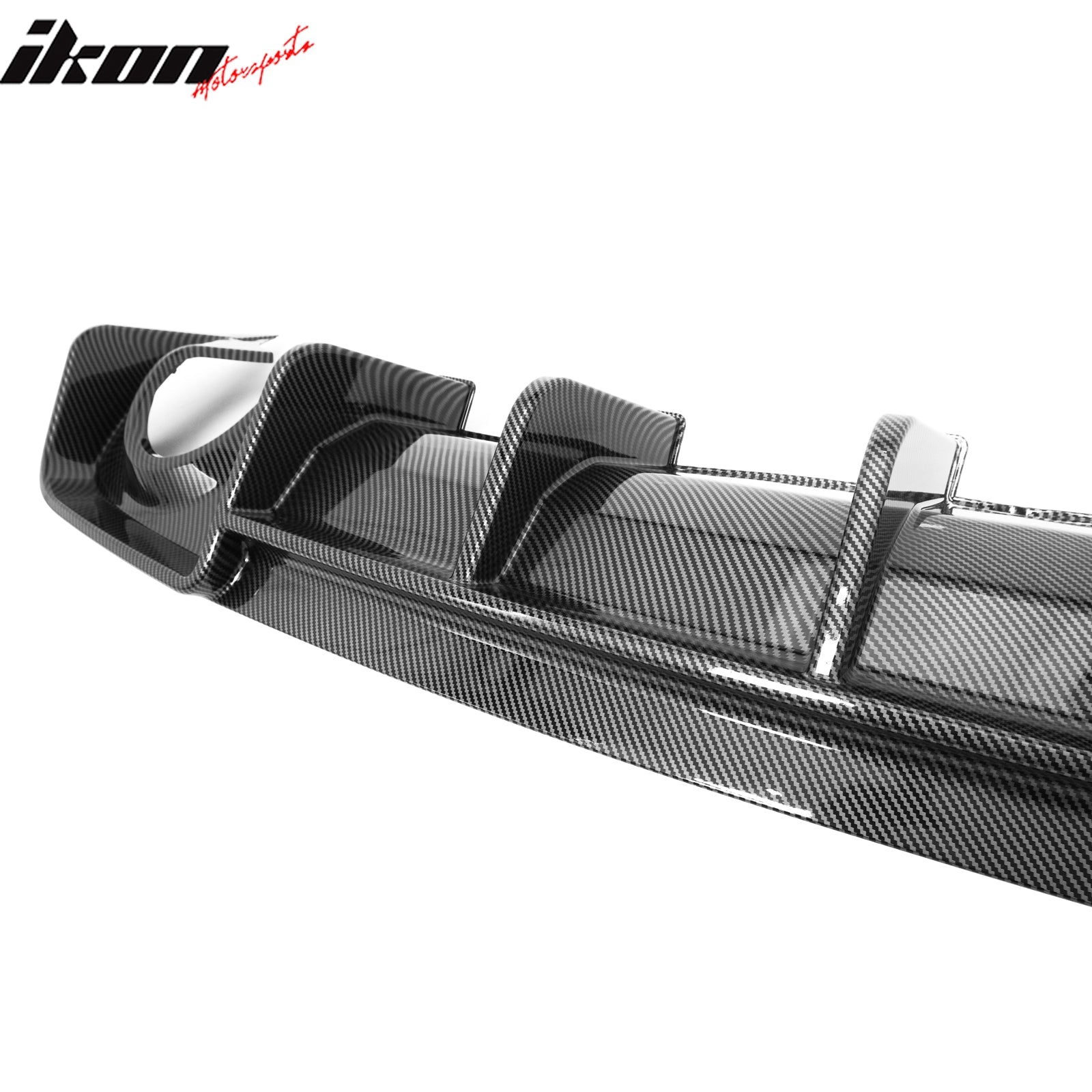 Ikon Motorsports 2020-2023 Dodge Charger Widebody Rear Diffuser Carbon Fiber Print