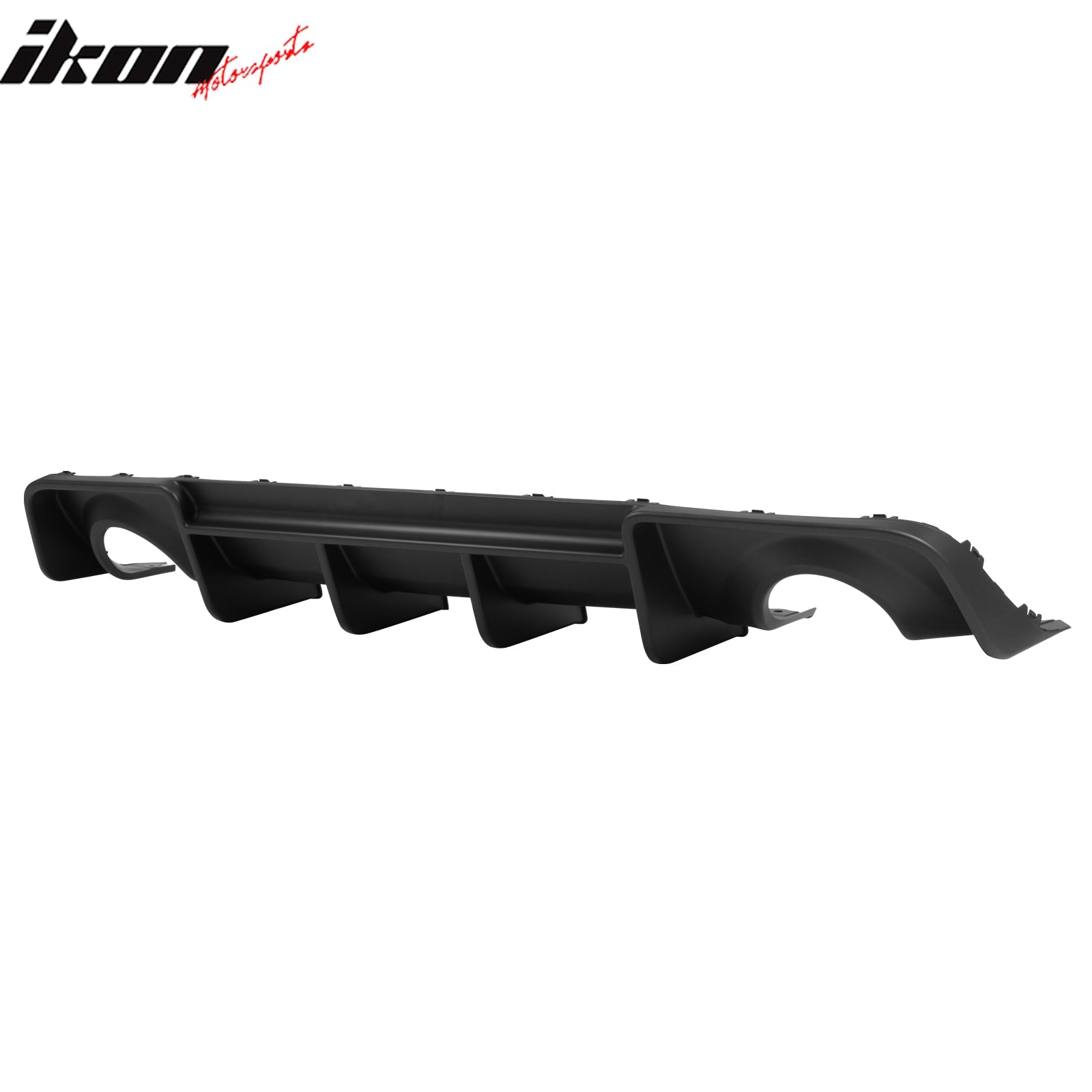 Ikon Motorsports 2020-2023 Dodge Charger Widebody Rear Diffuser Matte Black Lip Diffuser