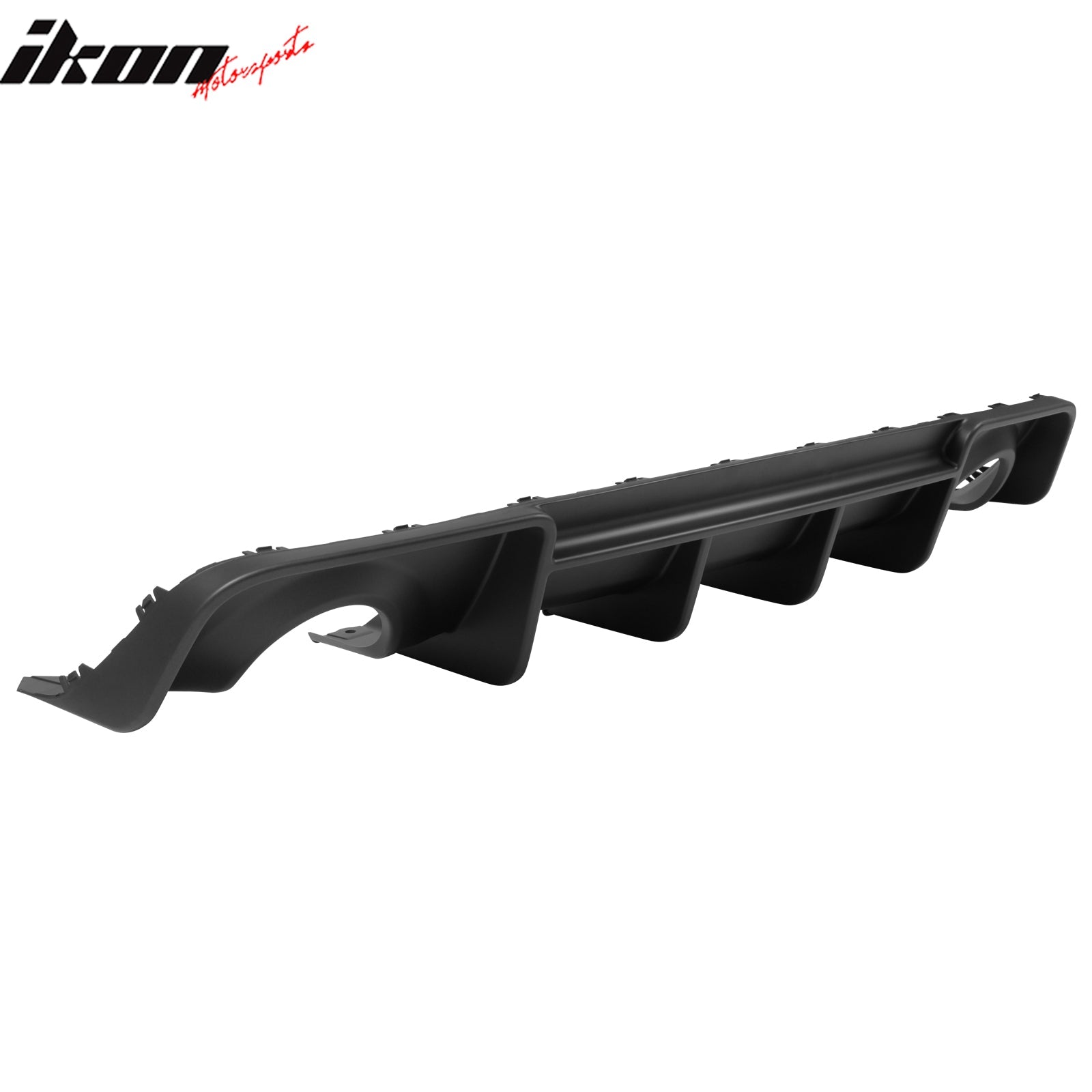 Ikon Motorsports 2020-2023 Dodge Charger Widebody Rear Diffuser Matte Black Lip Diffuser