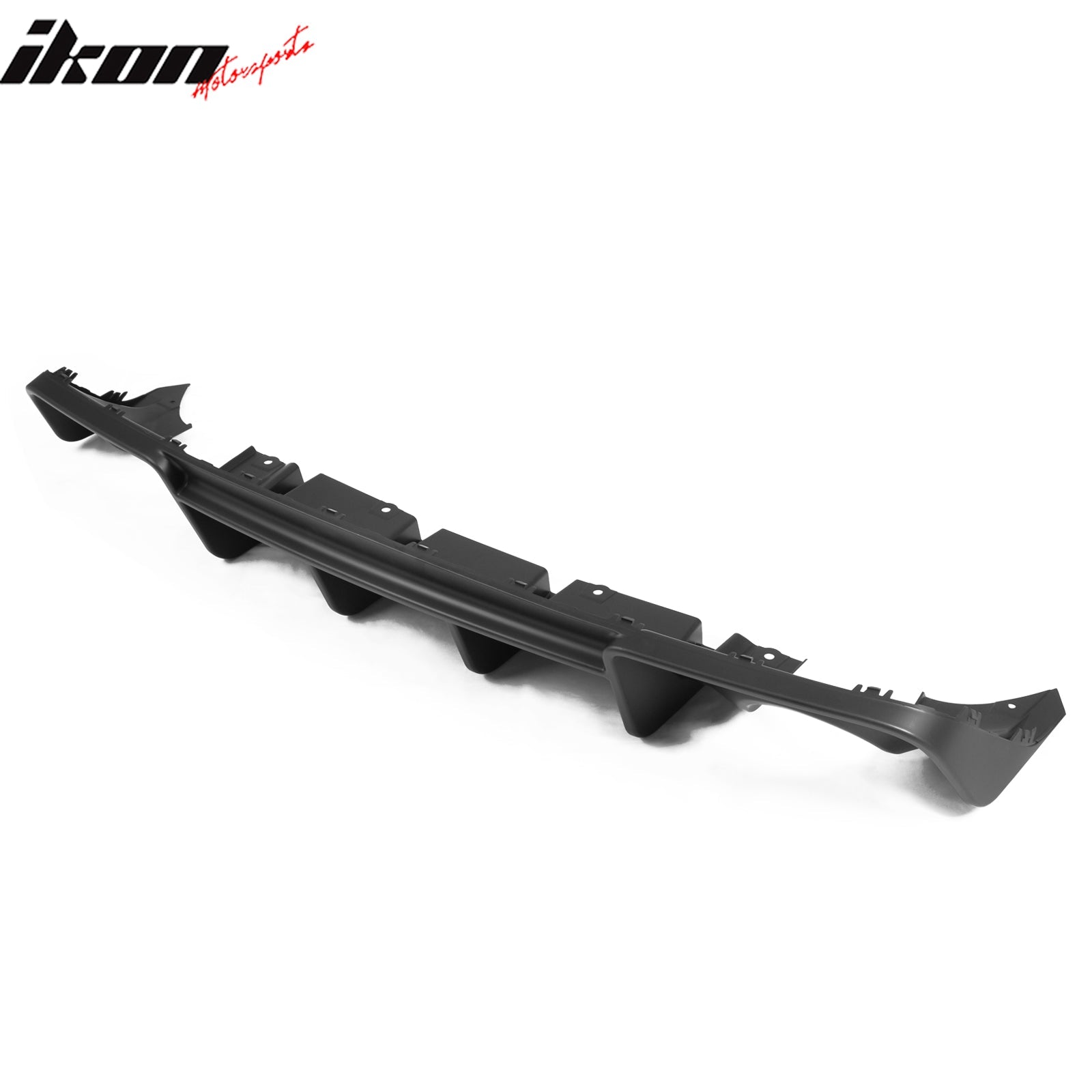Ikon Motorsports 2020-2023 Dodge Charger Widebody Rear Diffuser Matte Black Lip Diffuser