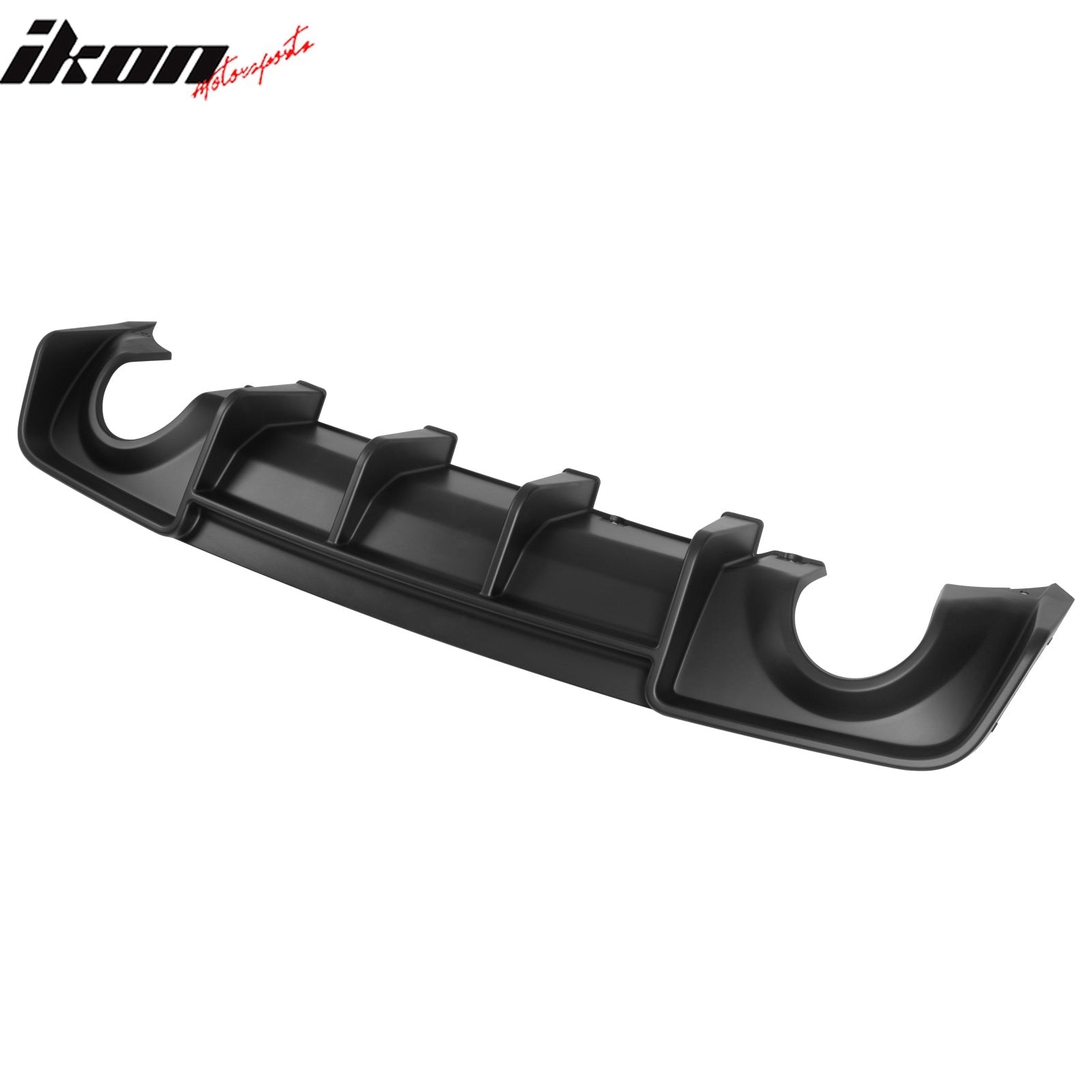 Ikon Motorsports 2020-2023 Dodge Charger Widebody Rear Diffuser Matte Black Lip Diffuser