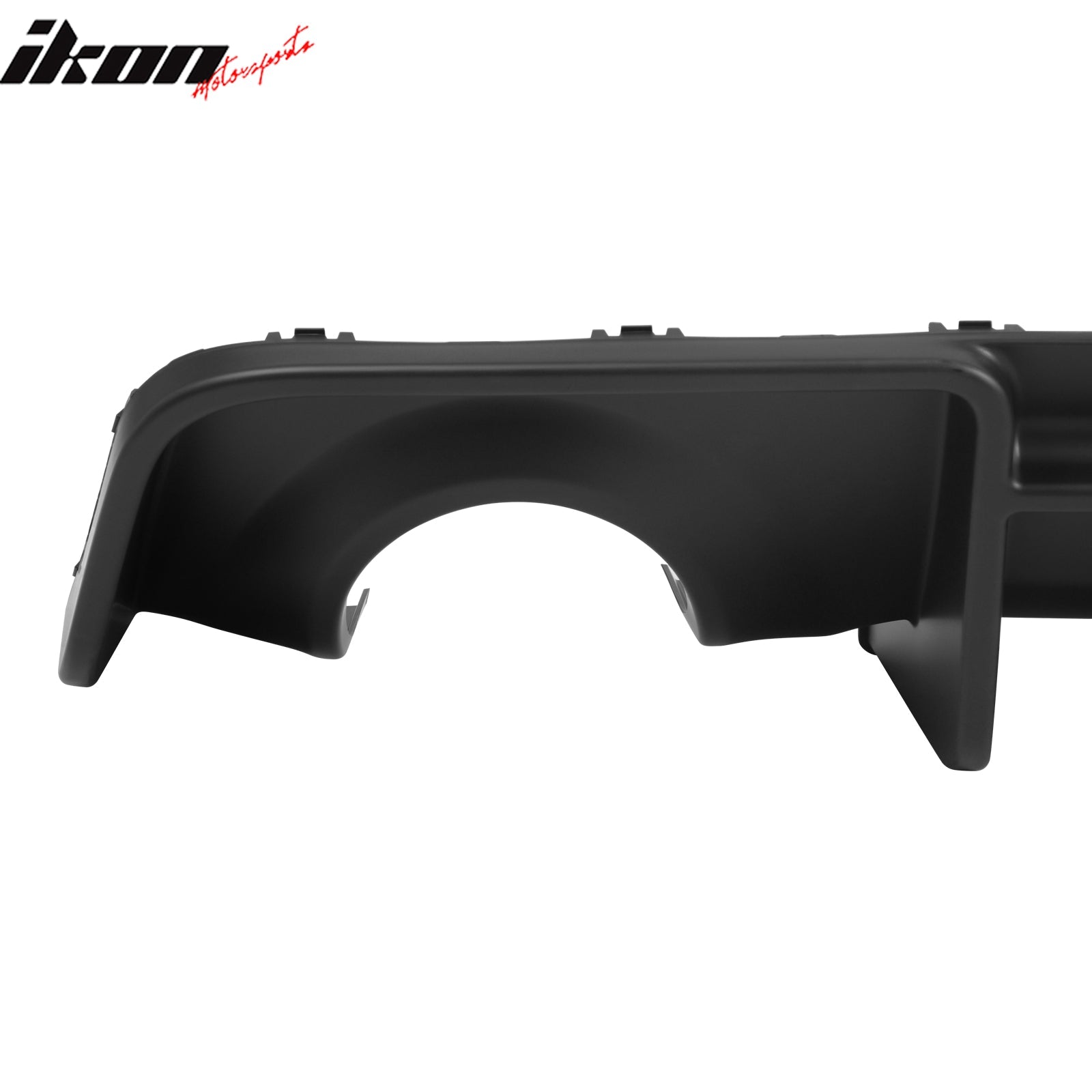 Ikon Motorsports 2020-2023 Dodge Charger Widebody Rear Diffuser Matte Black Lip Diffuser