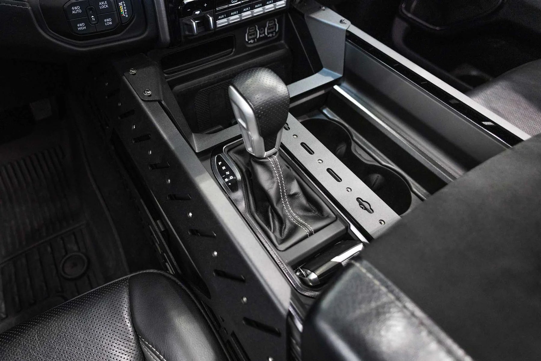 2021-2024 RAM 1500 TRX & 2025-2026 RAM RHO Center Console Molle Panels & Digital Device Bridge