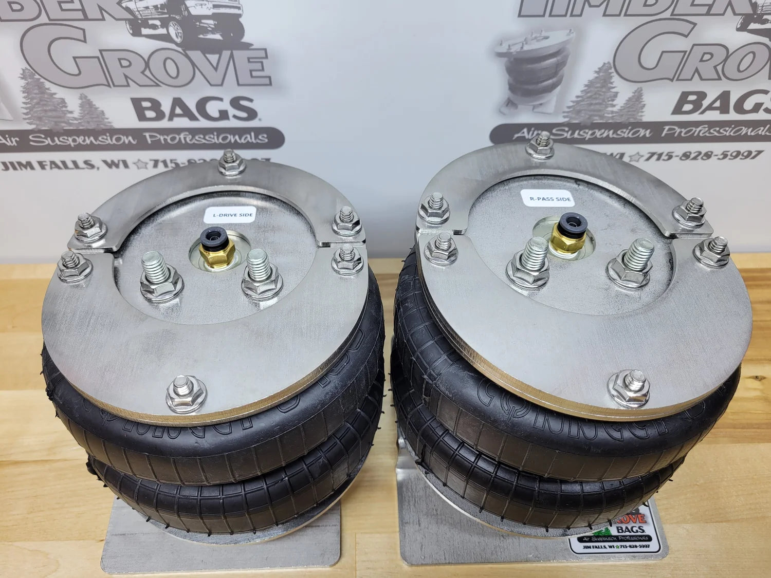 Timber Grove Enterprises 19'-UP RAM 1500 or REBEL Rear ASAM Air Spring Kit (SQ7724956)