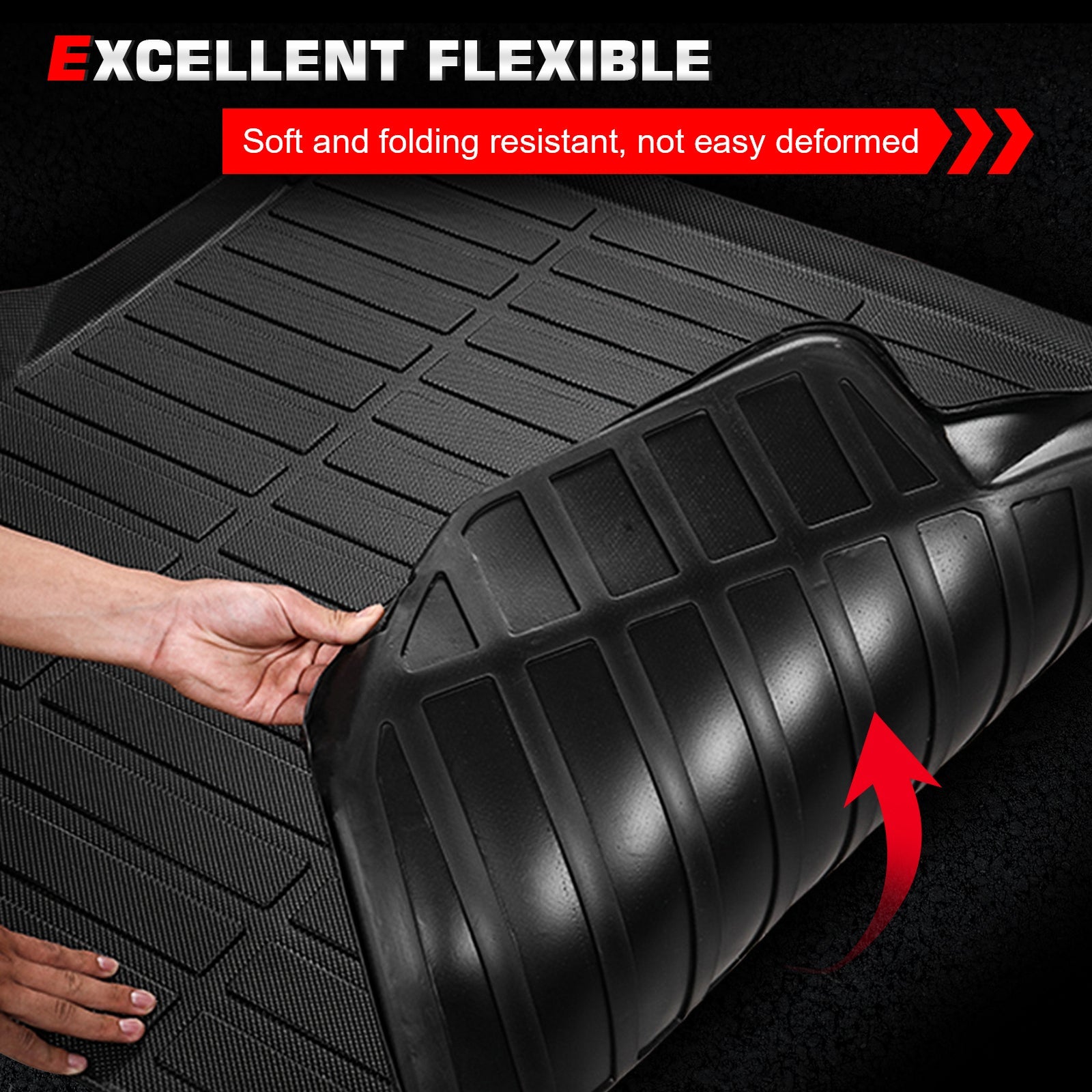 IKON Motorsports 2024-2026 Dodge Charger SixPack & Daytona 2Dr Rear Cargo Liners Trunk Mat