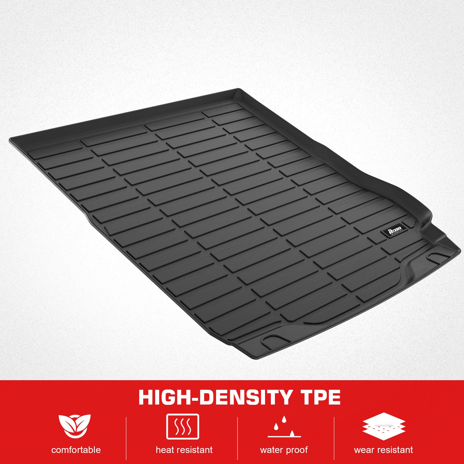 IKON Motorsports 2024-2026 Dodge Charger SixPack & Daytona 2Dr Rear Cargo Liners Trunk Mat