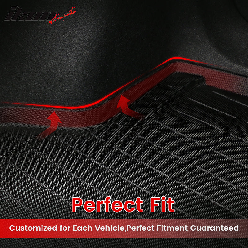 IKON Motorsports 2024-2026 Dodge Charger SixPack & Daytona 2Dr Rear Cargo Liners Trunk Mat