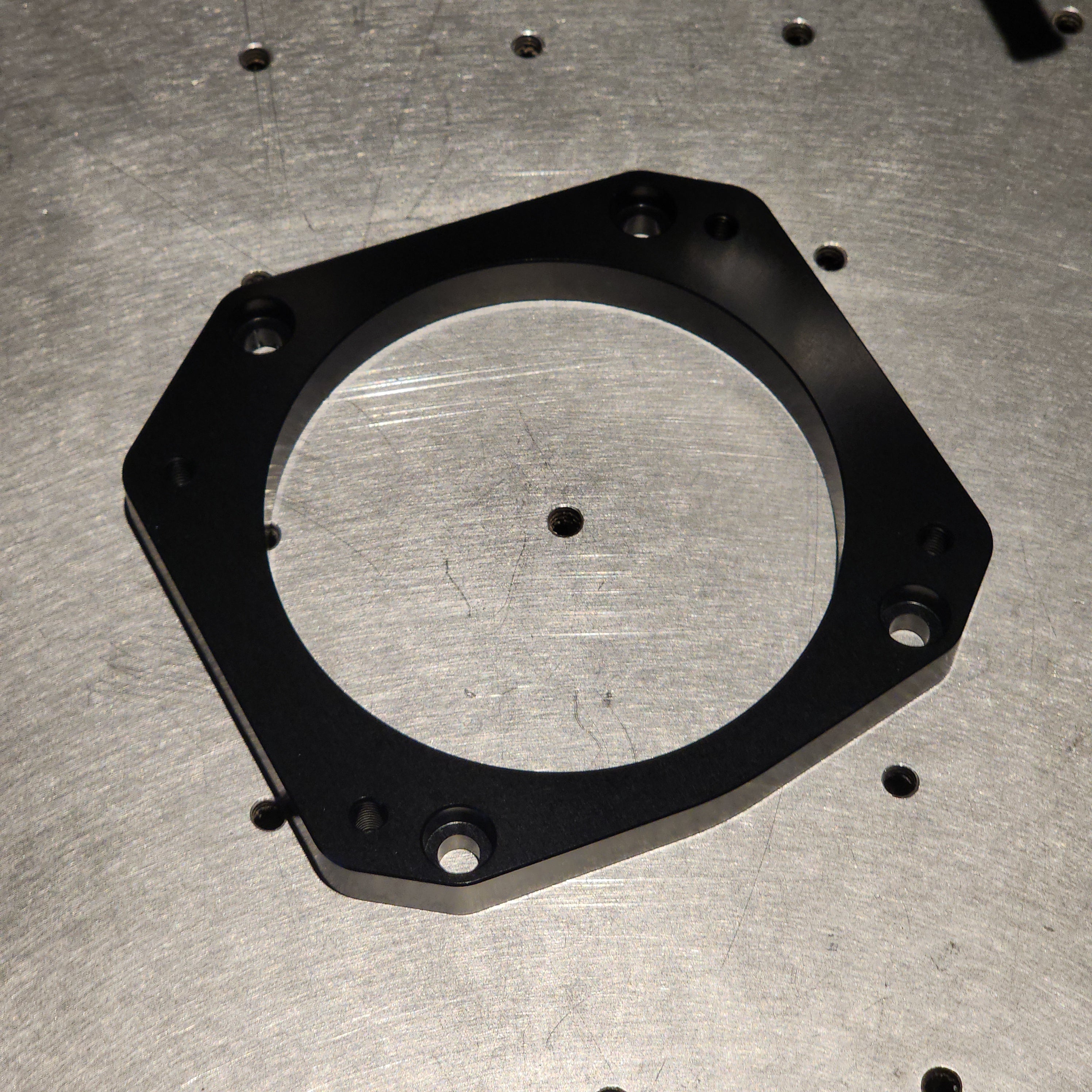 Fabworkz GM Throttle Body to Hellcat Supercharger Adapter Flange