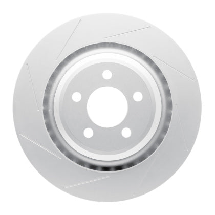 Dynamic Friction 2008-2023 Dodge Charger / Challenger/ 300 4 Piston Slotted Rear Rotor