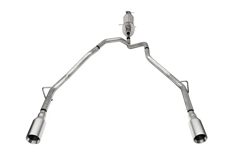 Corsa 2025-2026 Ram 1500 3.0L Twin Turbo 2.5in Stainless Steel Sport Cat-back Dual Rear Exit 5.0in (Optional Tips)