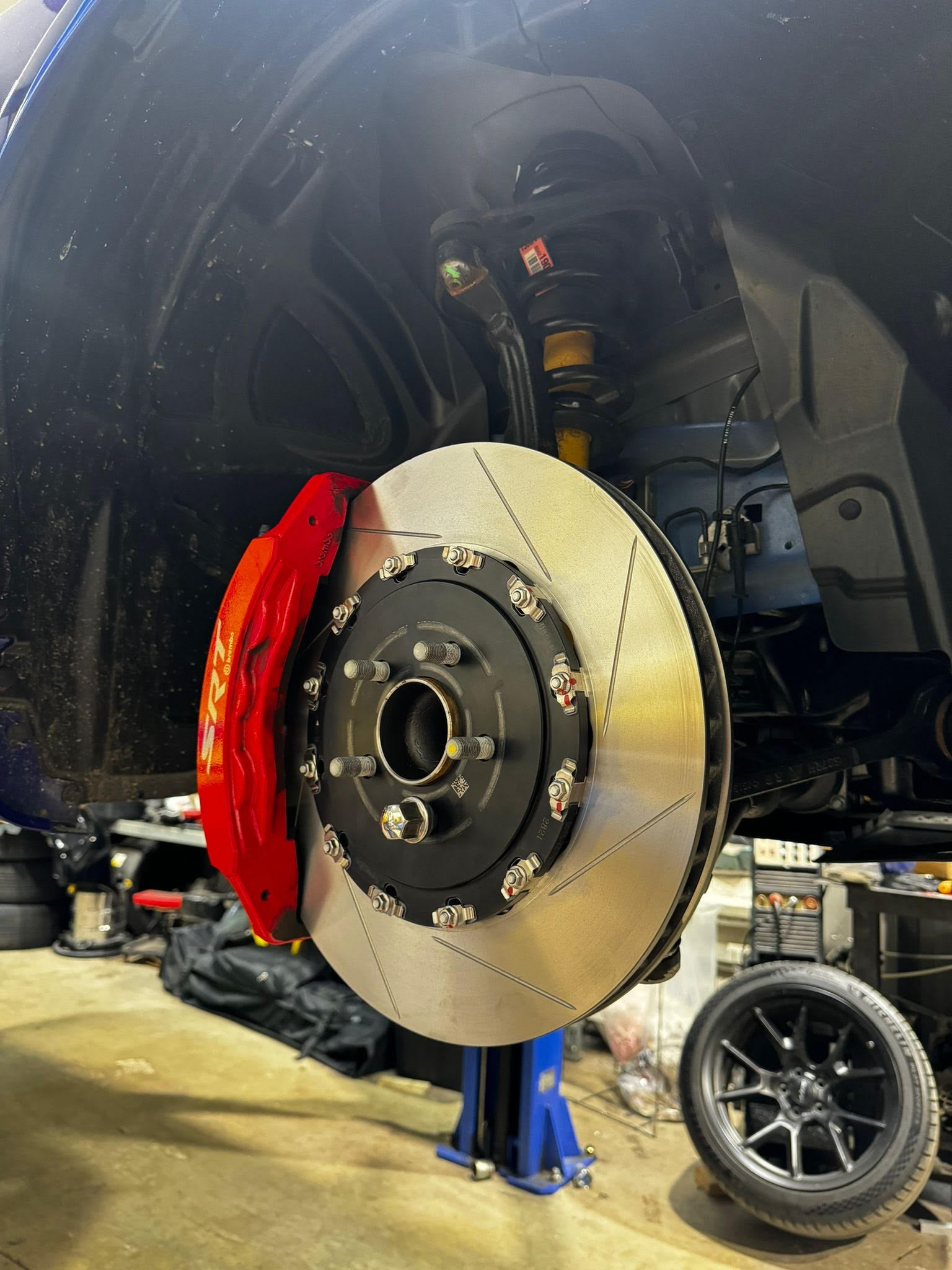 08-23 Charger/Challenger 6 Piston Brake Conversion Assembled by 797 Performance