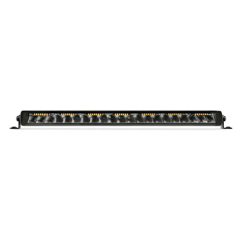 Go Rhino Xplor Blackout Combo Series Sgl Row LED Light Bar w/Amber (Side/Track Mount) 20.5in. - Blk