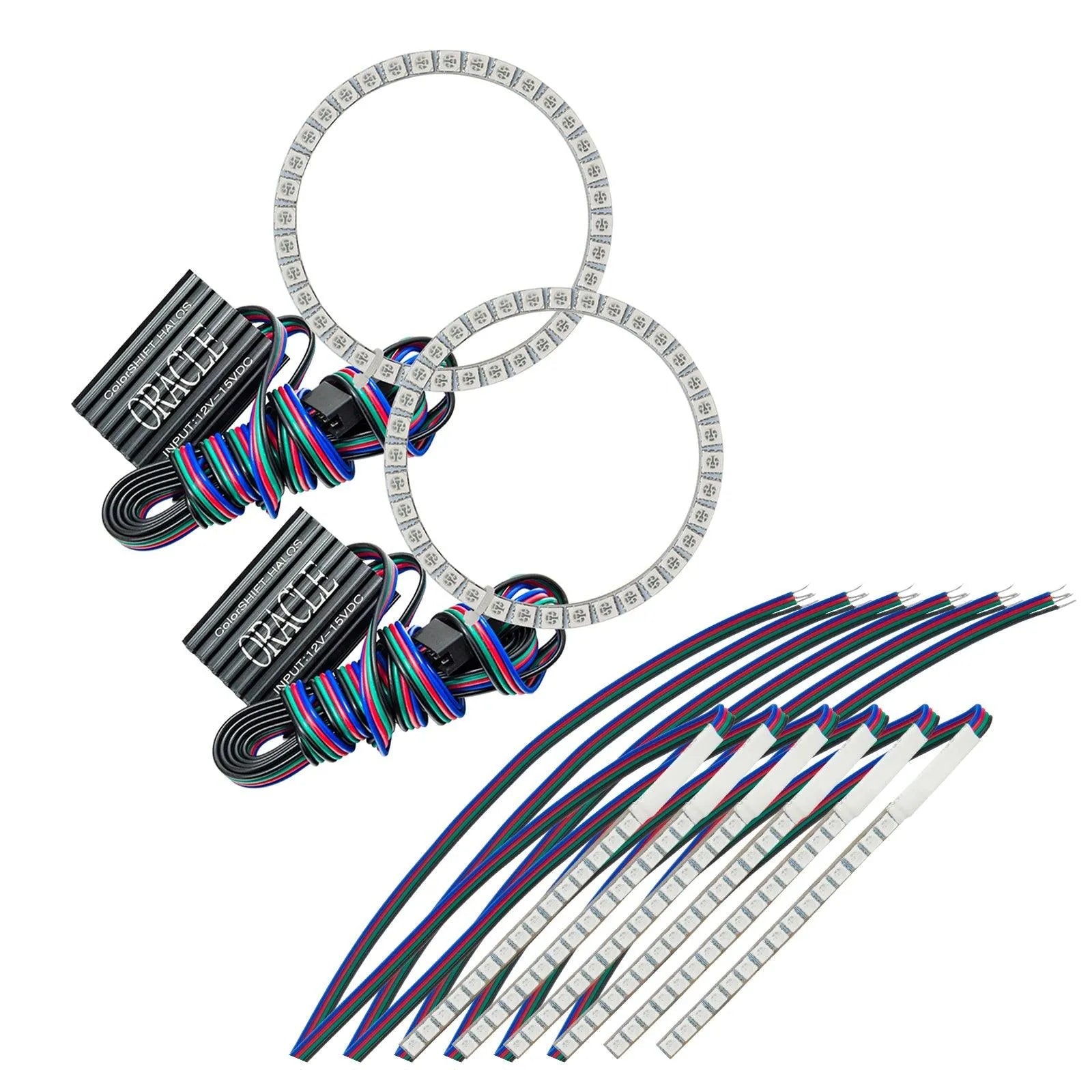 ORACLE Lighting 2015-2017 Ford Mustang V6/GT/Shelby ColorSHIFT DRL Upgrade w/Halo Kit