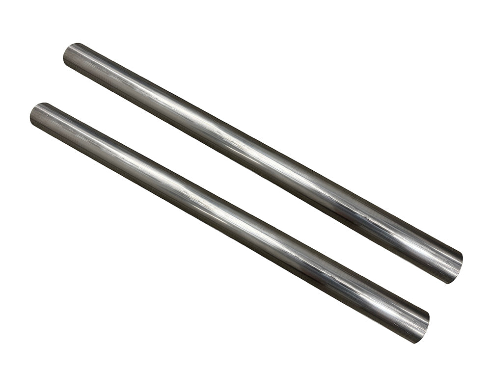 Stainless Straight Exhaust Tubing | (44" Long, 3" Dia) Pair