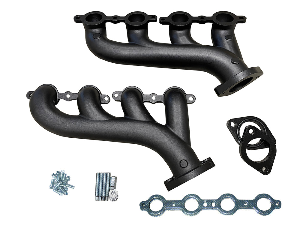 Speed Engineering LS Swap Exhaust Manifolds | "Black" Camaro, Chevelle, Nova, C10, K10, OBS Truck