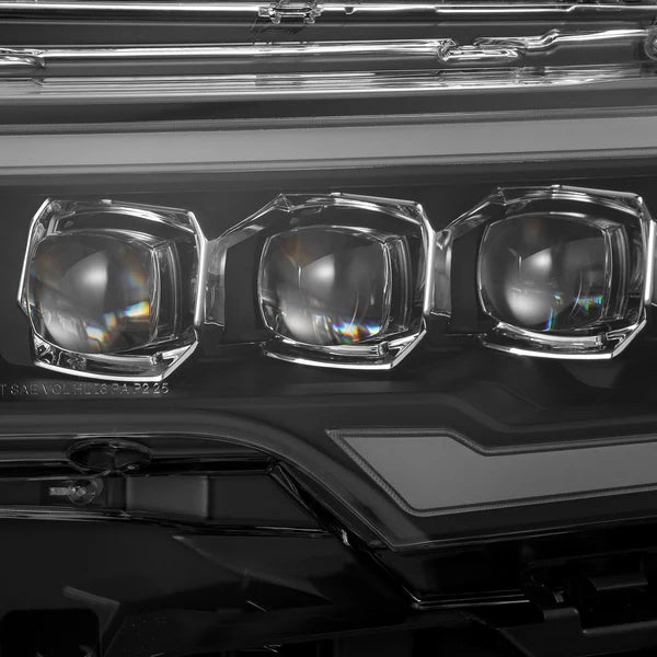 AlphaRex 25-26 Ram 1500 & RHO NOVA-Series LED Projector Headlights Black