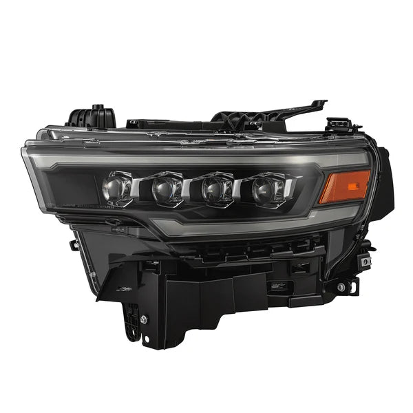 AlphaRex 25-26 Ram 1500 & RHO NOVA-Series LED Projector Headlights Black