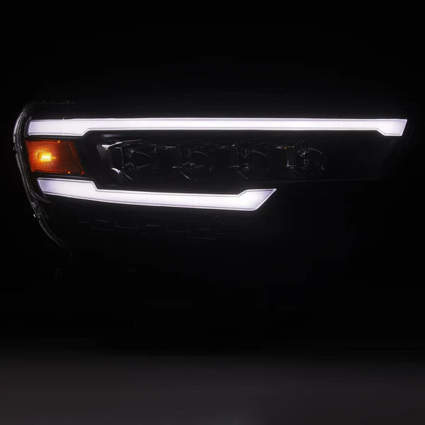 AlphaRex 25-26 Ram 1500 & RHO NOVA-Series LED Projector Headlights Black