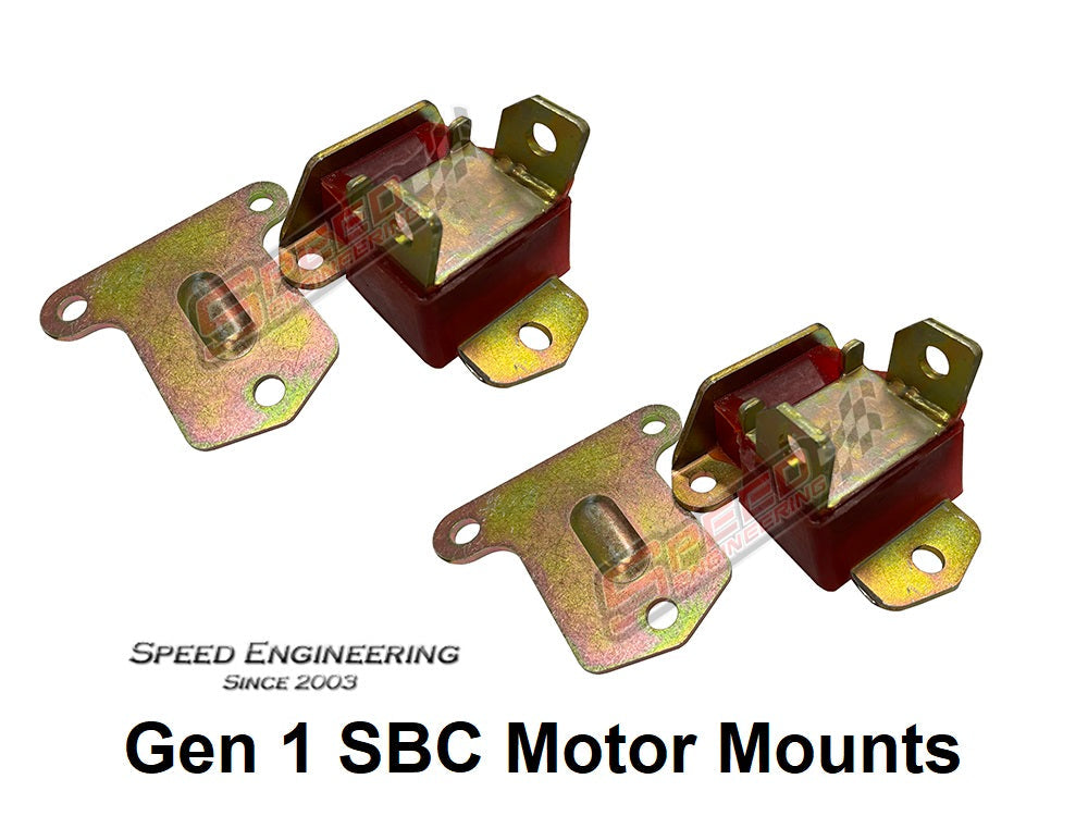 Speed Engineering LT Engine Motor Mount Plates | (LT Conversion Swaps) LT1, LT4, LT5