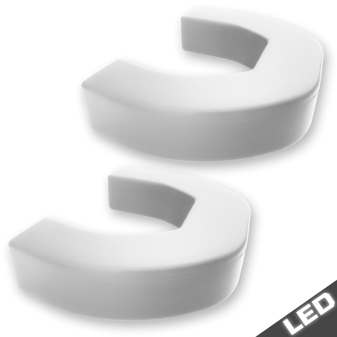 RECON Ram 21-26 RAM 1500 Tow Hook Covers 2-Piece Set of Silicone Covers Standard & LED Options - Multiple Colors