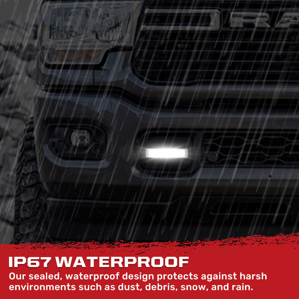 RECON Ram 21-26 RAM 1500 Tow Hook Covers 2-Piece Set of Silicone Covers Standard & LED Options - Multiple Colors