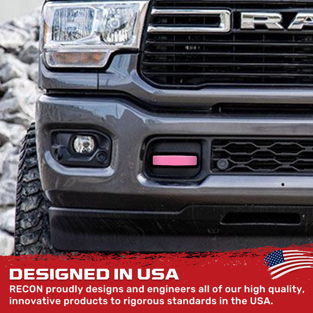 RECON Ram 21-26 RAM 1500 Tow Hook Covers 2-Piece Set of Silicone Covers Standard & LED Options - Multiple Colors