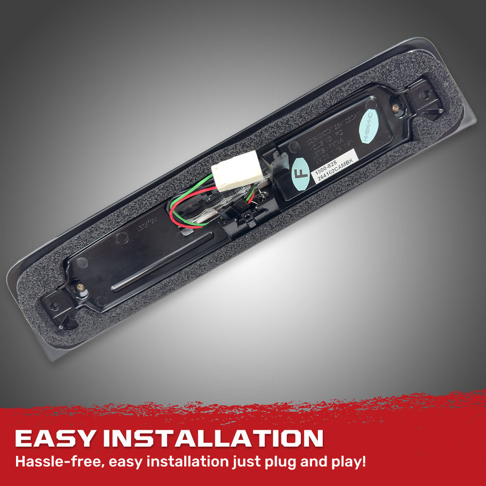 Recon Dodge 19-25 RAM 1500 Red LED 3rd Brake Light with Cargo Bed Camera and Smoked Lens
