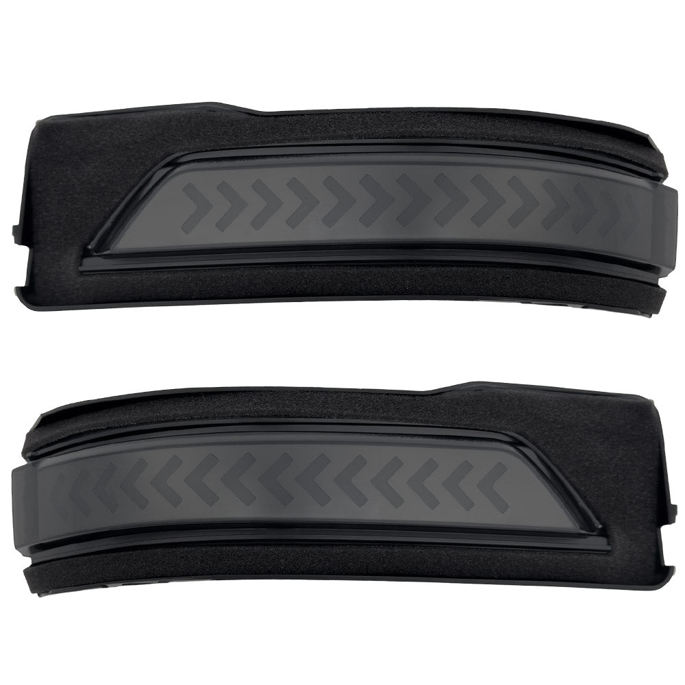 Dodge 19-24 RAM 1500 Side Mirror Lenses (2-Piece Set) Scanning LED Turn Signals - Multiple Lens & Colors