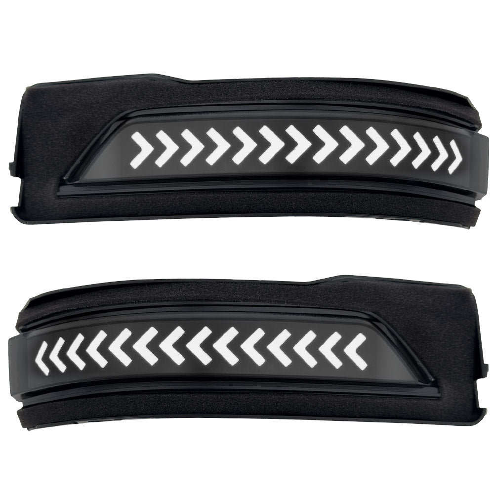 Dodge 19-24 RAM 1500 Side Mirror Lenses (2-Piece Set) Scanning LED Turn Signals - Multiple Lens & Colors